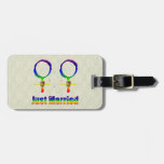 Just Married Lesbians Luggage Tags