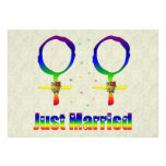 Just Married Lesbians Personalized Invitation