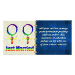 Just Married Lesbians Photo Cards
