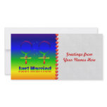 Just Married Lesbians photo cards