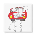 Just Married Magnets and Favours