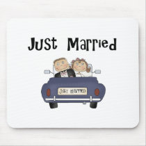 Just Married Mouse Pads