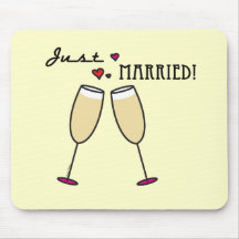 Just Married Mousepad