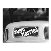 Just Married Post Cards