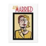Just Married Postcard