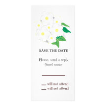 Just Married Rack Card