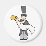 Just married refrigerator magnet