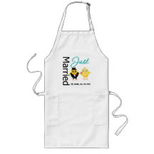 Just Married 'Til Death Do Us Part Apron