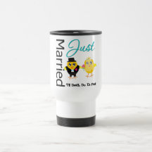 Just Married 'Til Death Do Us Part Coffee Mugs