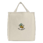 JUST MARRIED Tote Bag embroidered bags