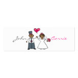 Just Married! Wedding Couple Thank You / Gift Tag/ business cards