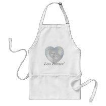 Just Married Wings Pearly Hearts Apron-Cust.