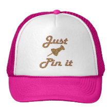 Just Pin It Leopard Style Hat