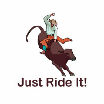 Just Ride It Cowboy and Bull Photo Sculpture