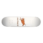 Just Ride It With Brown Bucking Bull Custom Skate Board