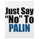 Just Say No To Palin flyers