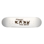 Just Silly "Flippin' The Bird" Skateboard Deck