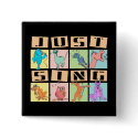 Just Sing Animals Button
