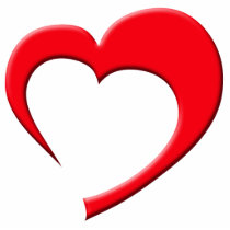 Just The Heart II Photo Sculpture (red)