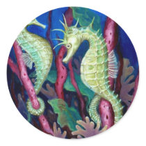Just The Two Of Us - Seahorse Art Stickers