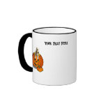 Just Too Cute Westie Peeking Out of Pumpkin Coffee Mug