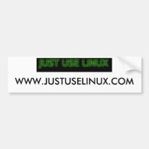 Just Use Linux Because... Bumper Stickers