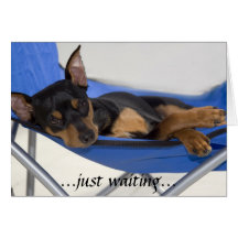 just waiting cards