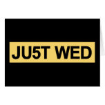 Just Wed - William & Kate Royal Wedding cards
