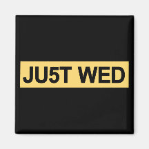 Just Wed - William & Kate Royal Wedding Magnet