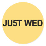 Just Wed - William & Kate Royal Wedding stickers
