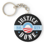 Justice Has Been Done Round Keychains