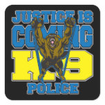 Justice is Coming K9 Police stickers