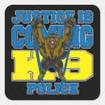 Justice is Coming K9 Police Sticker