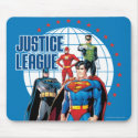 Justice League Global Heroes mousepads