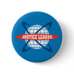 Justice League Globe Logo Button