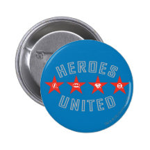 Justice League Heroes Untied Logos Pins