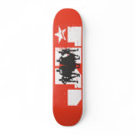 Justice League Logo and Character Silhouettes skateboards