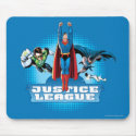 Justice League Power Trio mousepads