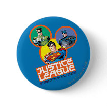 Justice League "Strength in Numbers" Pinback Buttons