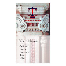 JUSTICE LEGAL OFFICE,ATTORNEY Monogram Pearl Paper Business Card Template