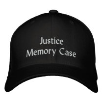 Justice Memory Case Embroidered Hats
