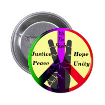 Justice & Peace_ Pinback Button