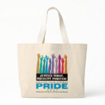 Justice Today Equality Forever bags