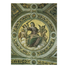 Justice (Vatican Fresco) by Raphael Graduation Personalised Announcements
