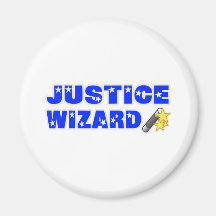 Justice Wizard Fridge Magnets