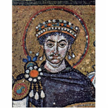 Justinian I, San Vitale (Ravenna) Choir Mosaics A Acrylic Cut Out