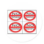 Justsayno stickers