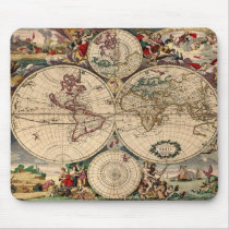 Justus Danckerts' Antique Map Mousepad