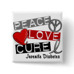 JUVENILE DIABETES buttons