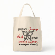Juvenile Diabetes Celtic Butterfly 3 Bags
